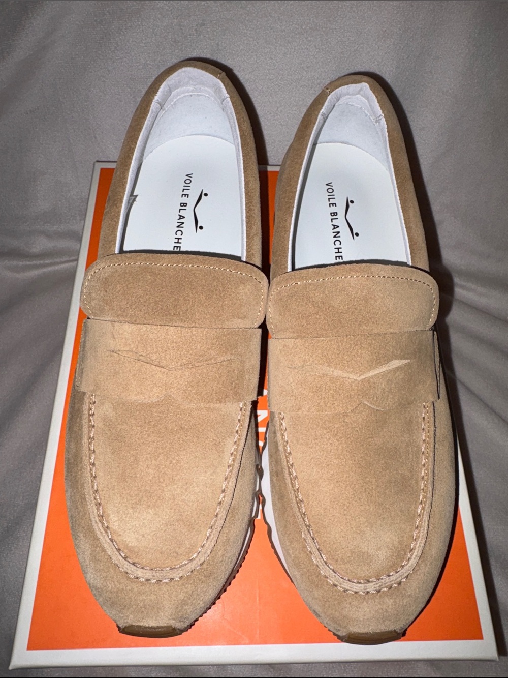 NWT VOILE BLANCHE Julia Hybrid Loafer Sneaker in Caramel - Picture 8 of 15